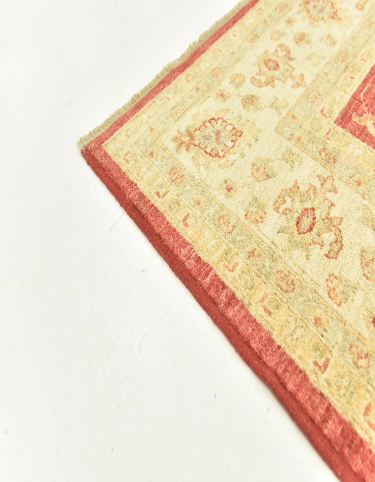 Detail image of  6' 8 x 9' 1  Hand Knotted Peshawar Ziegler Rug