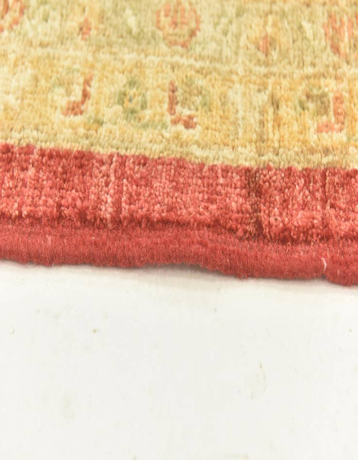 Detail image of  6' 8 x 9' 1  Hand Knotted Peshawar Ziegler Rug