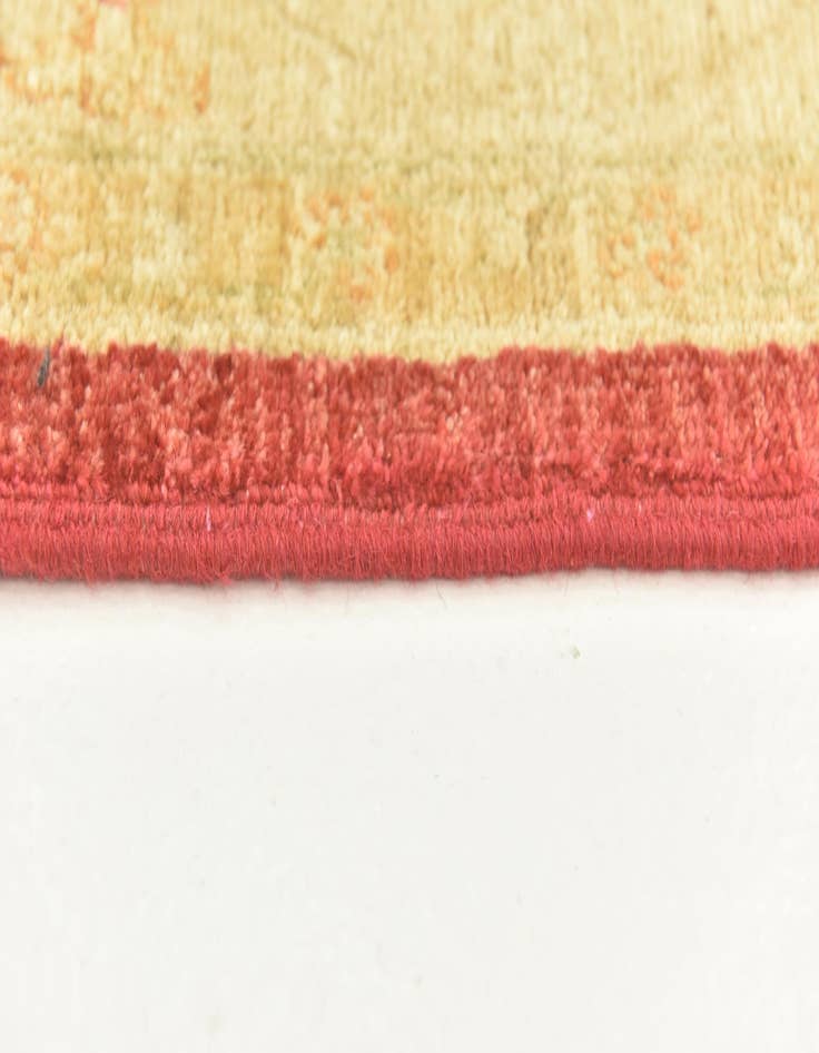 Detail image of  6' 7 x 9' 7  Hand Knotted Peshawar Ziegler Rug