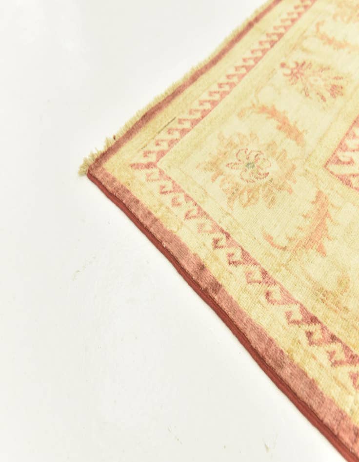 Detail image of  6' 9 x 9' 3  Hand Knotted Peshawar Ziegler Rug