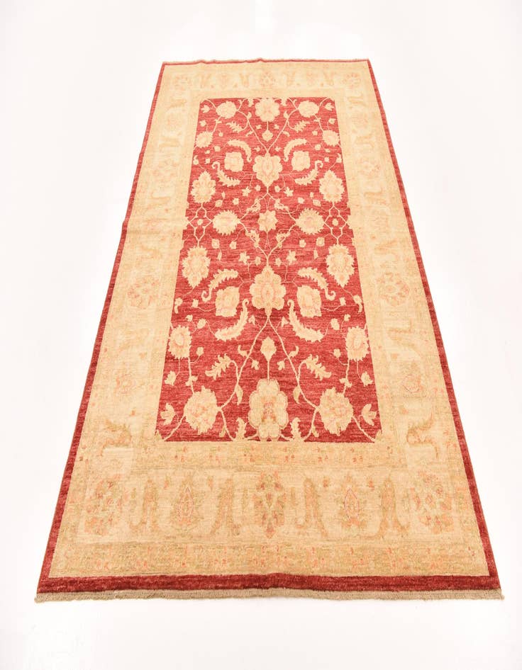 Detail image of  5' 7 x 7' 11  Hand Knotted Peshawar Ziegler Rug