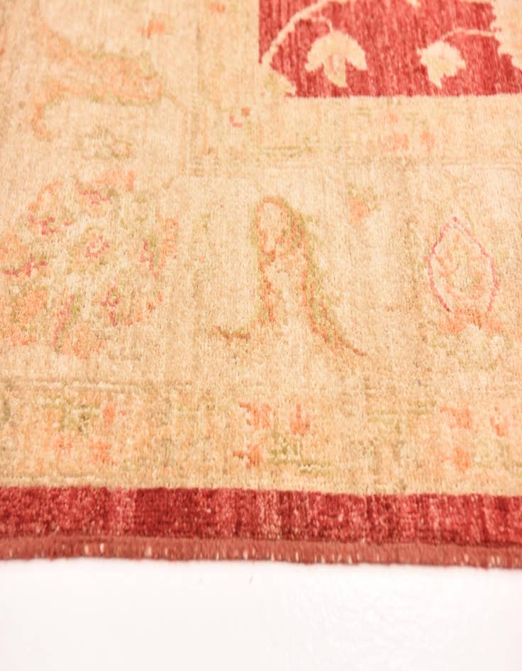 Detail image of  5' 7 x 7' 11  Hand Knotted Peshawar Ziegler Rug