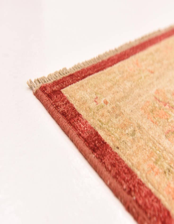 Detail image of  5' 7 x 7' 11  Hand Knotted Peshawar Ziegler Rug