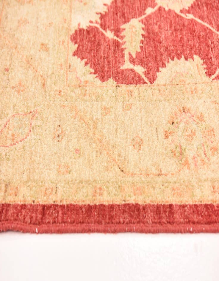 Detail image of  5' 8 x 7' 10  Hand Knotted Peshawar Ziegler Rug