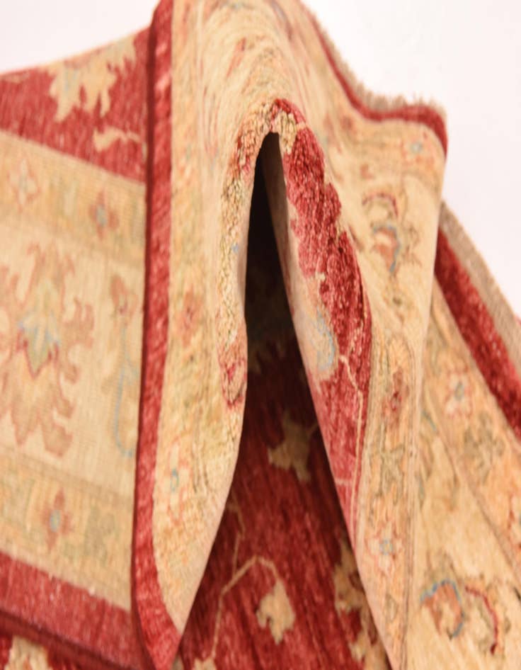 Detail image of  5' 11 x 7' 11  Hand Knotted Peshawar Ziegler Rug