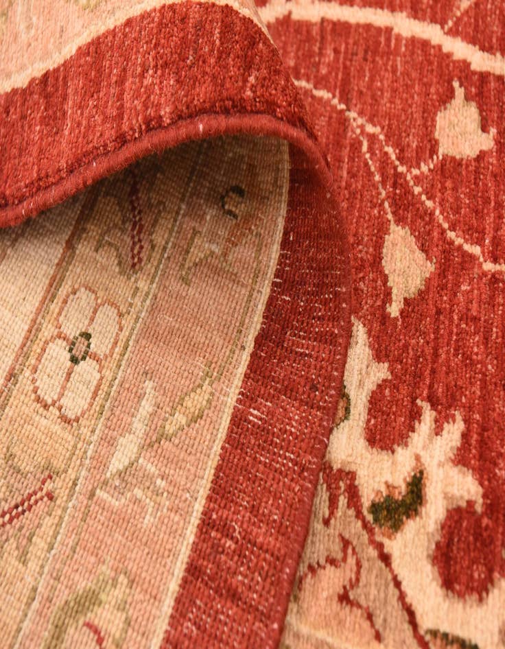 Detail image of  13' 1 x 17' 8  Hand Knotted Peshawar Ziegler Rug