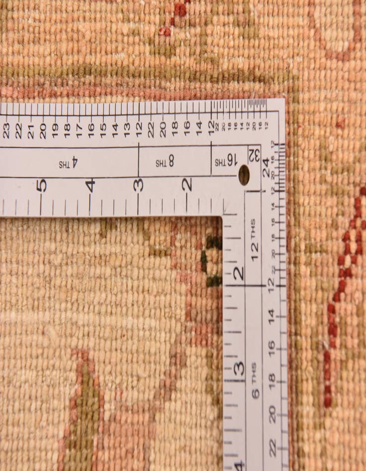 Detail image of  13' 1 x 17' 8  Hand Knotted Peshawar Ziegler Rug