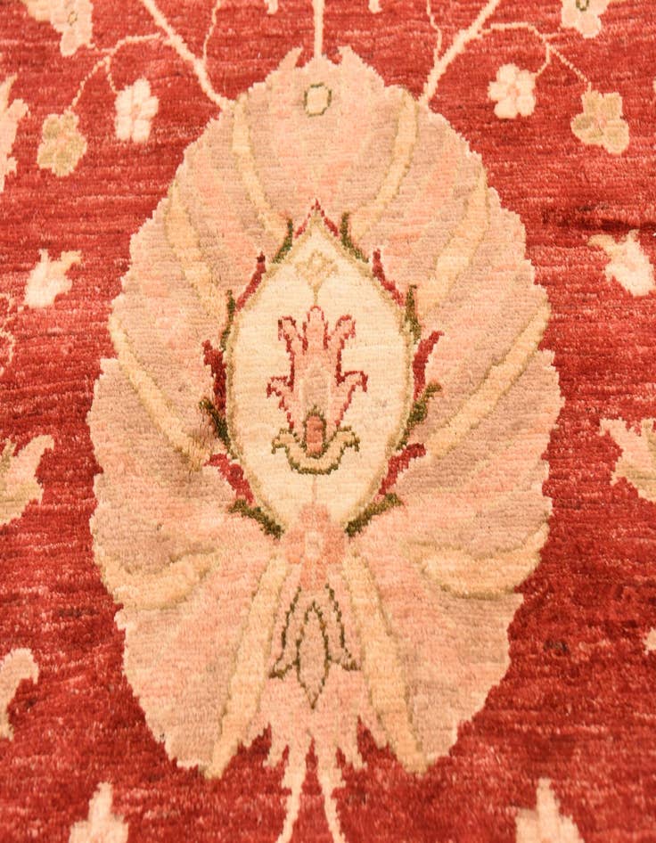 Detail image of  13' 1 x 17' 8  Hand Knotted Peshawar Ziegler Rug