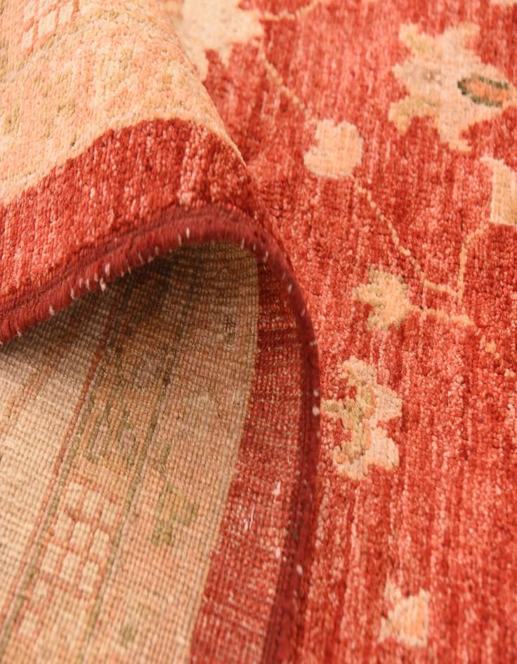 Detail image of  9' 10 x 13' 1  Hand Knotted Peshawar Ziegler Rug