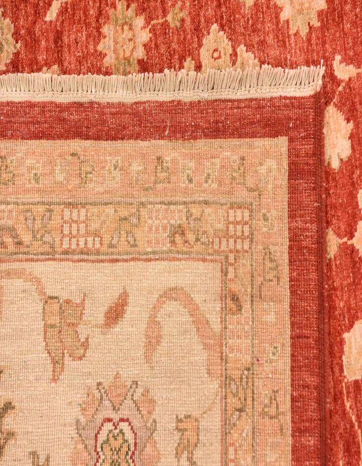 Detail image of  9' 10 x 13' 1  Hand Knotted Peshawar Ziegler Rug