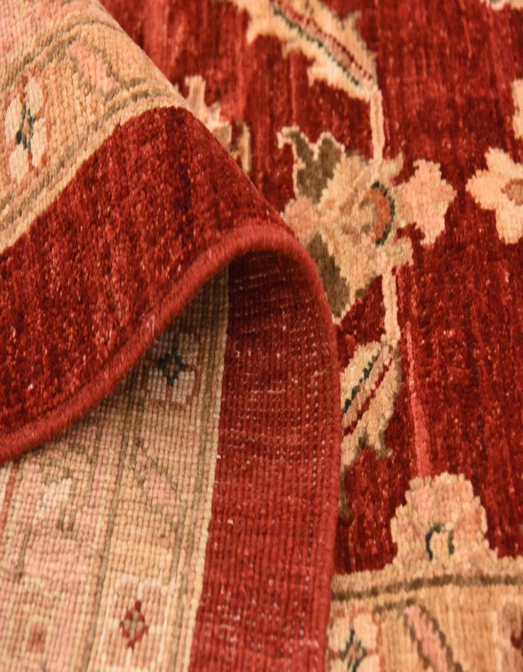 Detail image of  9' 11 x 12' 9  Hand Knotted Peshawar Ziegler Rug