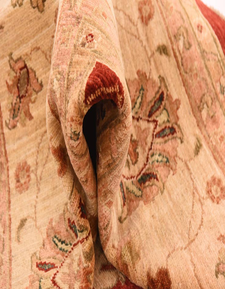 Detail image of  9' 11 x 12' 9  Hand Knotted Peshawar Ziegler Rug