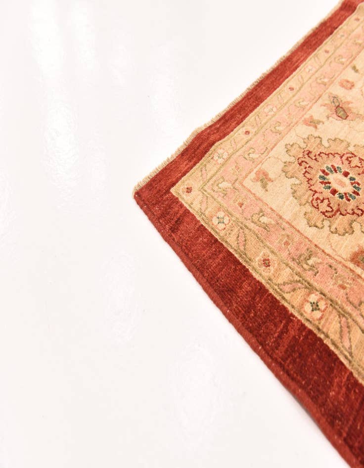 Detail image of  9' 11 x 12' 9  Hand Knotted Peshawar Ziegler Rug