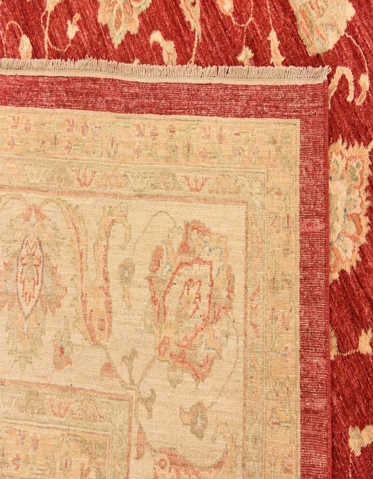 Detail image of  10' x 13'  Hand Knotted Peshawar Ziegler Rug