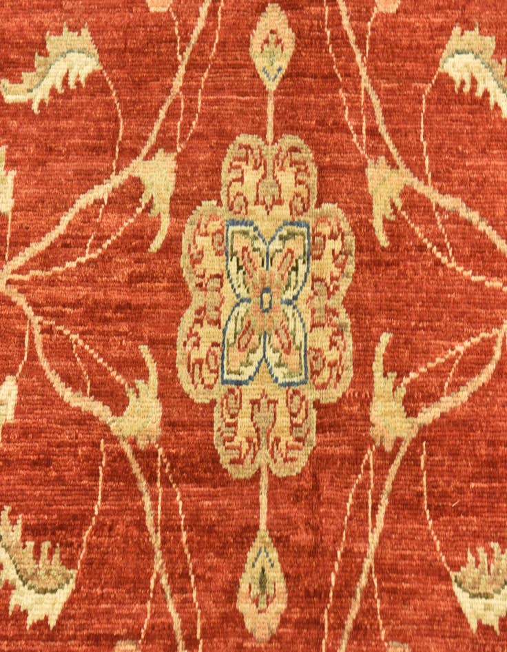 Detail image of  9' 10 x 13' 3  Hand Knotted Peshawar Ziegler Rug