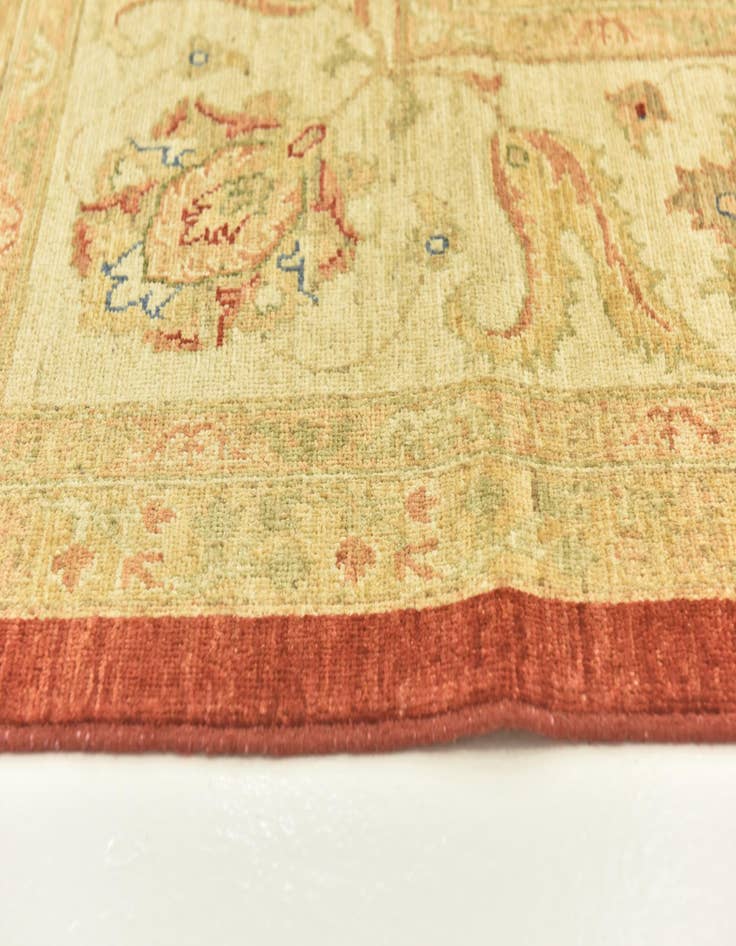 Detail image of  9' 10 x 13' 3  Hand Knotted Peshawar Ziegler Rug