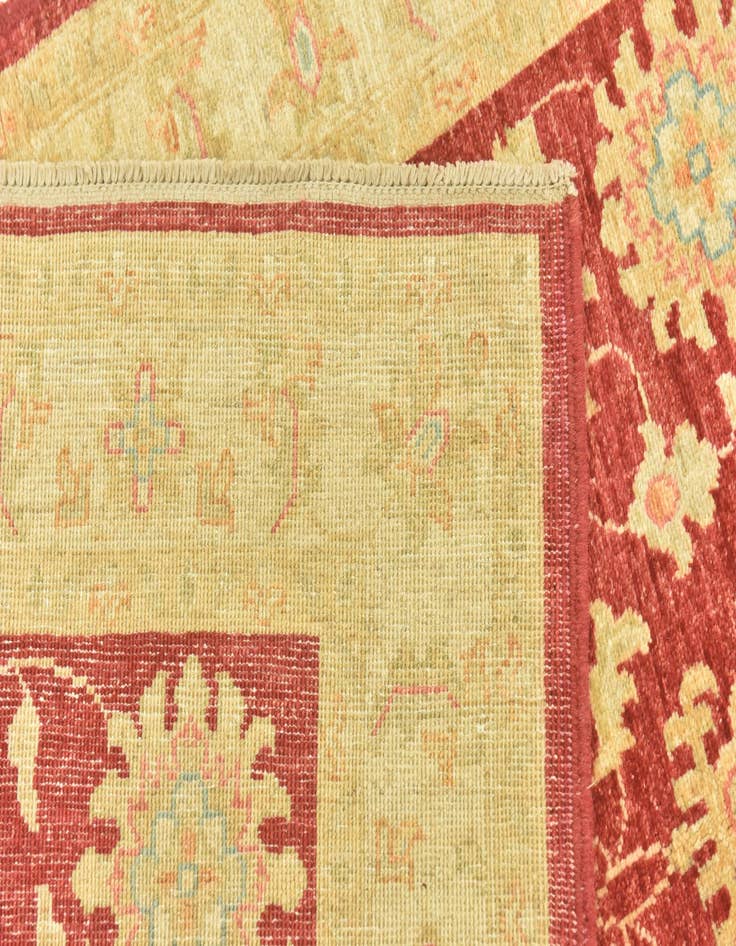 Detail image of  3' 4 x 5'  Hand Knotted Peshawar Ziegler Rug