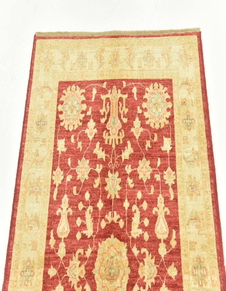 Detail image of  3' 4 x 5'  Hand Knotted Peshawar Ziegler Rug