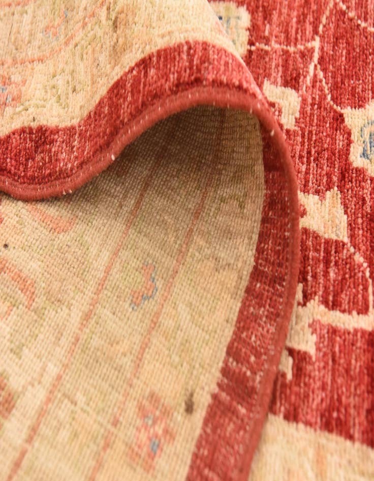 Detail image of  8' 3 x 9' 9  Hand Knotted Peshawar Ziegler Rug