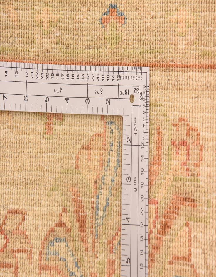 Detail image of  8' 3 x 9' 9  Hand Knotted Peshawar Ziegler Rug