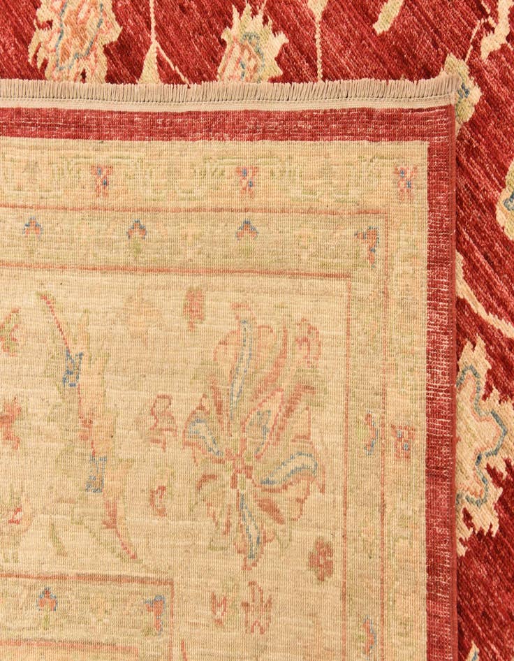 Detail image of  8' 3 x 9' 9  Hand Knotted Peshawar Ziegler Rug