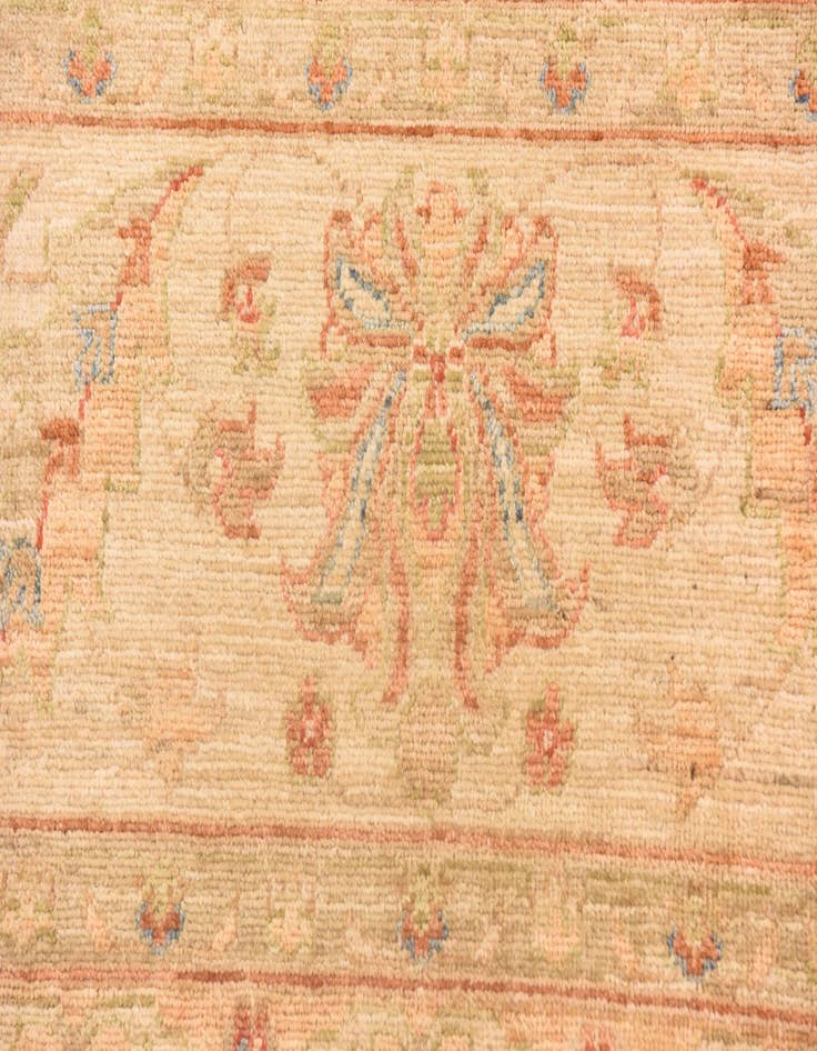 Detail image of  8' 3 x 9' 9  Hand Knotted Peshawar Ziegler Rug