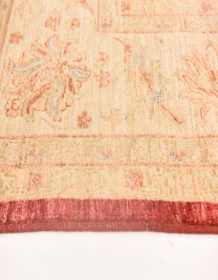 Detail image of  8' 3 x 9' 9  Hand Knotted Peshawar Ziegler Rug