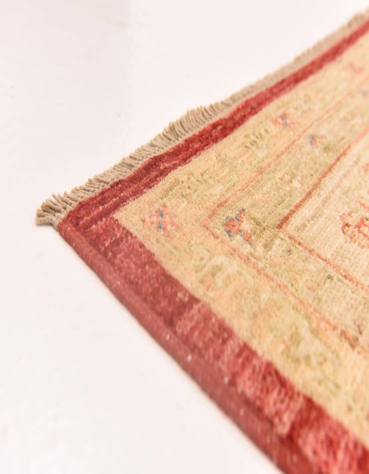 Detail image of  8' 3 x 9' 9  Hand Knotted Peshawar Ziegler Rug