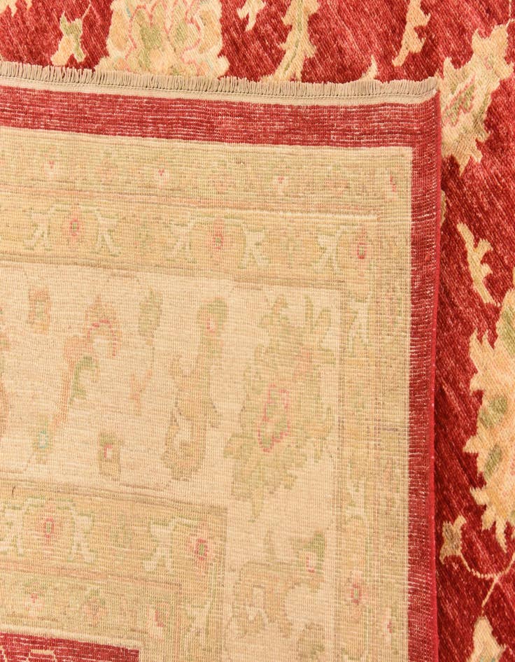 Detail image of  8' 2 x 9' 8  Hand Knotted Peshawar Ziegler Rug