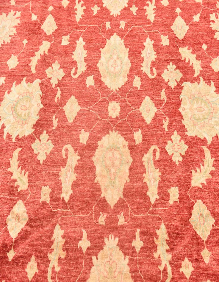 Detail image of  8' 2 x 9' 8  Hand Knotted Peshawar Ziegler Rug