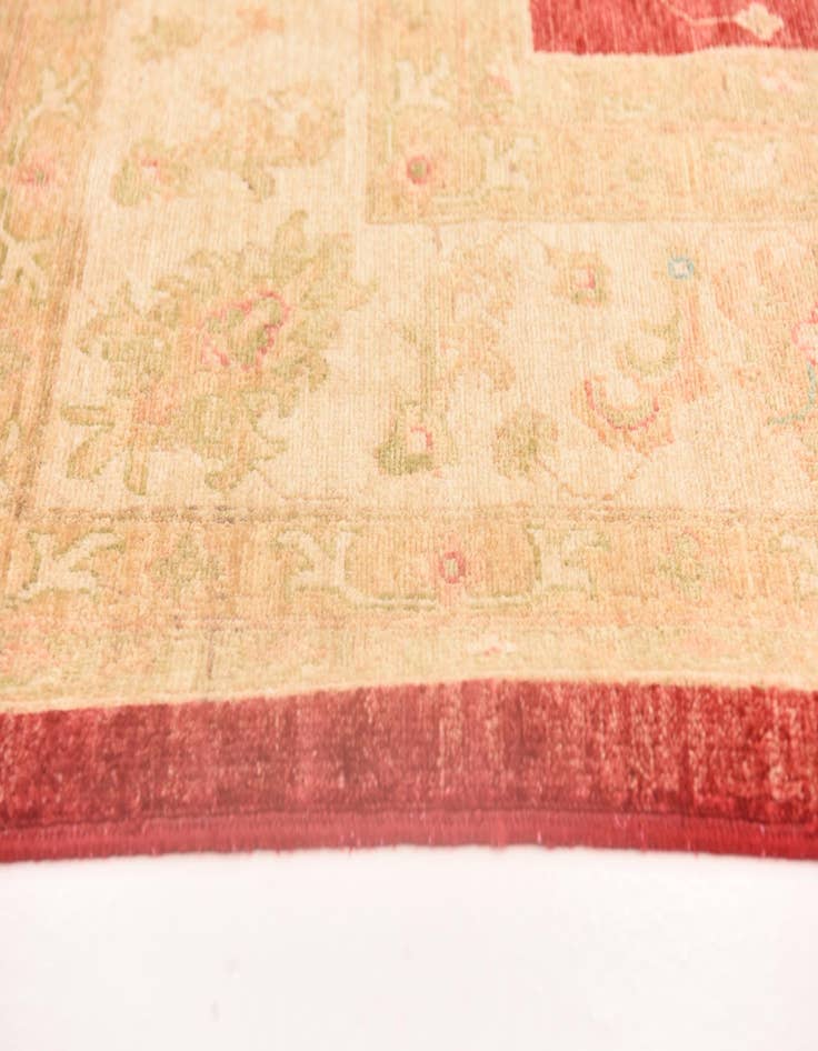 Detail image of  8' 2 x 9' 8  Hand Knotted Peshawar Ziegler Rug