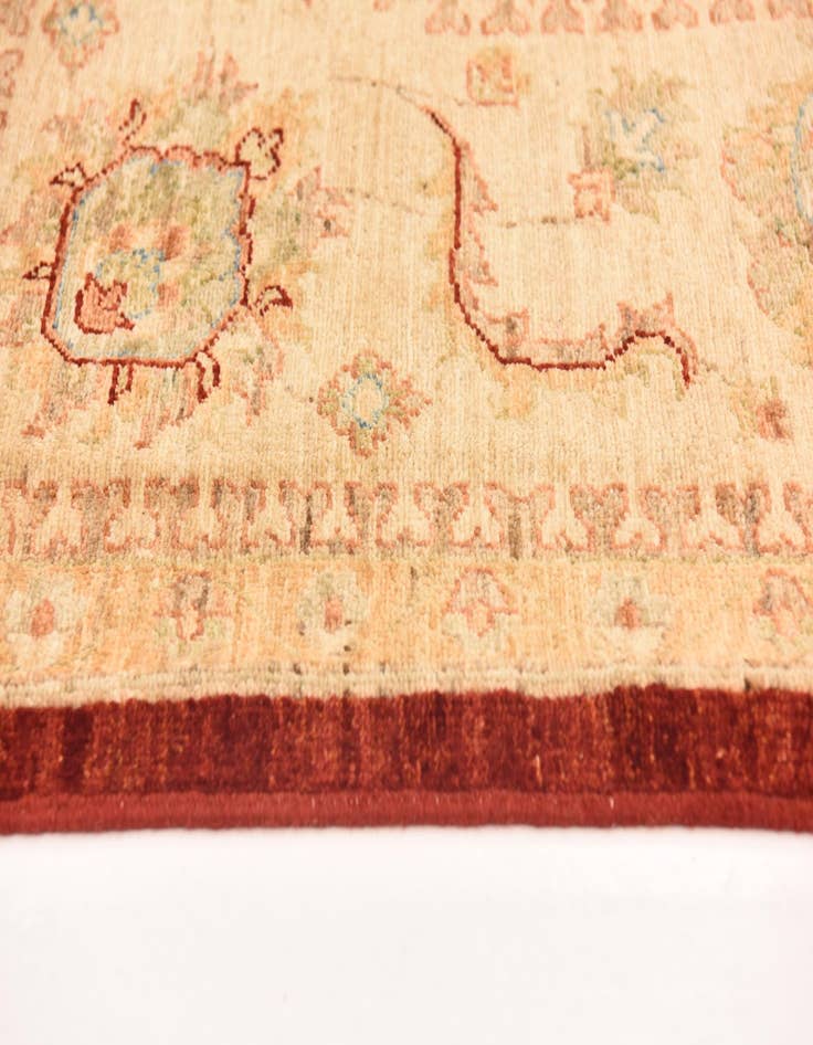 Detail image of  8' 3 x 9' 3  Hand Knotted Peshawar Ziegler Rug