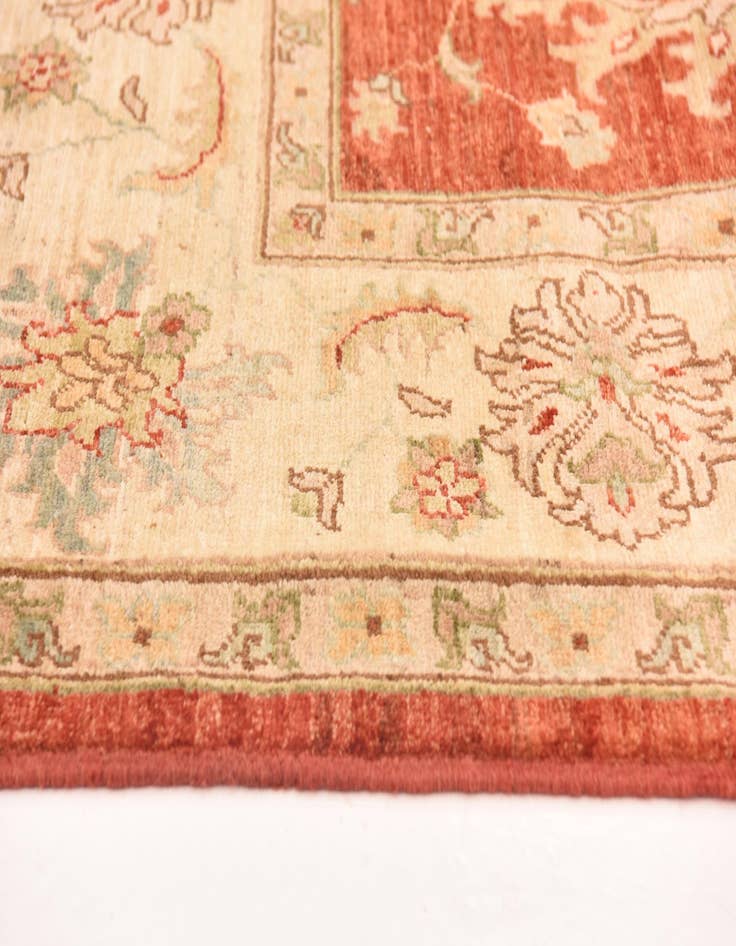 Detail image of  8' 4 x 9' 9  Hand Knotted Peshawar Ziegler Rug