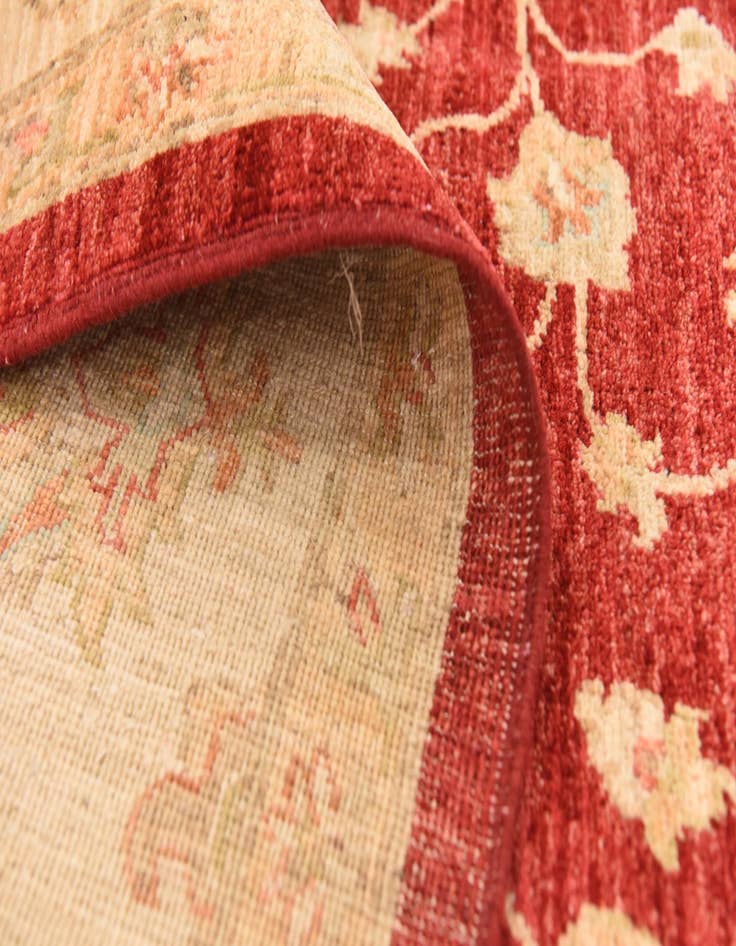 Detail image of  8' 1 x 9' 7  Hand Knotted Peshawar Ziegler Rug
