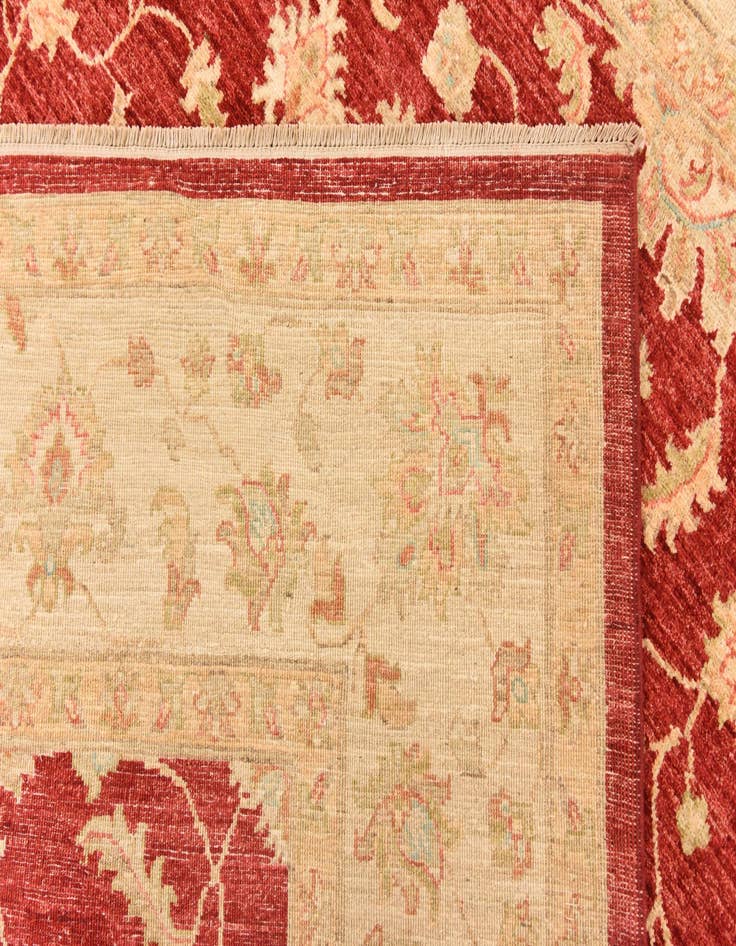 Detail image of  8' 1 x 9' 7  Hand Knotted Peshawar Ziegler Rug