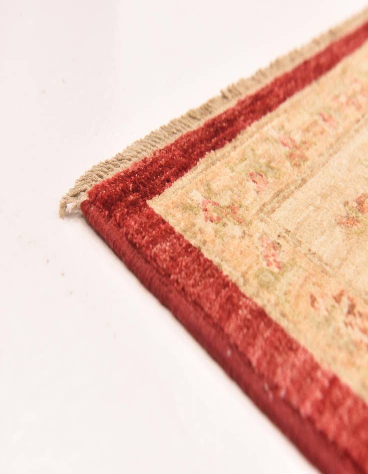 Detail image of  8' 1 x 9' 7  Hand Knotted Peshawar Ziegler Rug