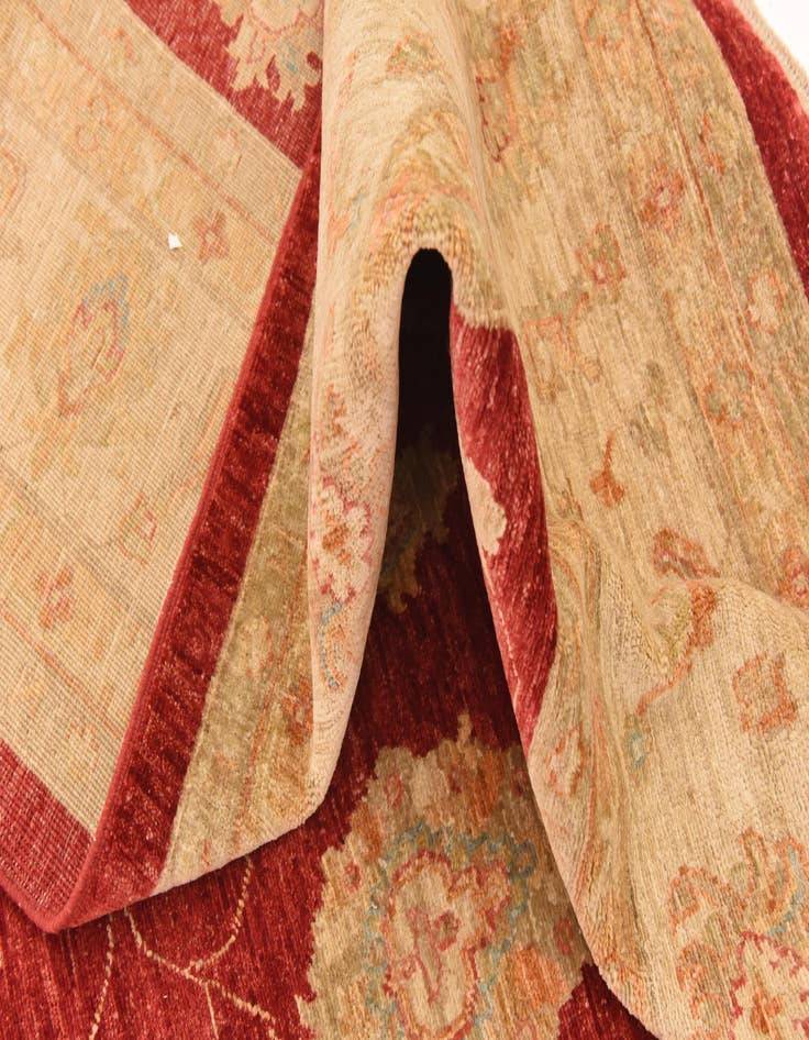 Detail image of  8' 3 x 9' 10  Hand Knotted Peshawar Ziegler Rug