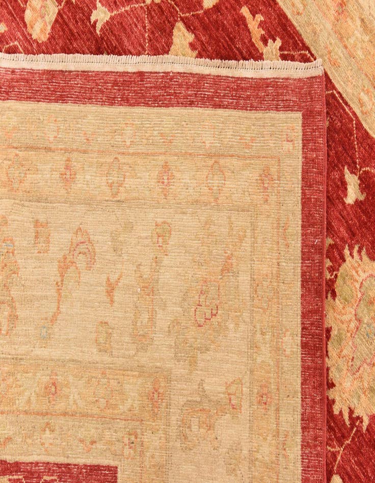 Detail image of  8' 3 x 9' 10  Hand Knotted Peshawar Ziegler Rug