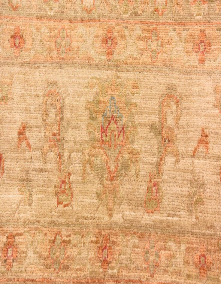 Detail image of  8' 3 x 9' 10  Hand Knotted Peshawar Ziegler Rug