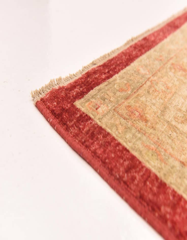 Detail image of  8' 3 x 9' 10  Hand Knotted Peshawar Ziegler Rug