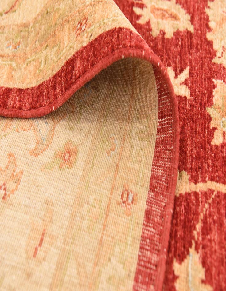 Detail image of  8' 3 x 9' 8  Hand Knotted Peshawar Ziegler Rug