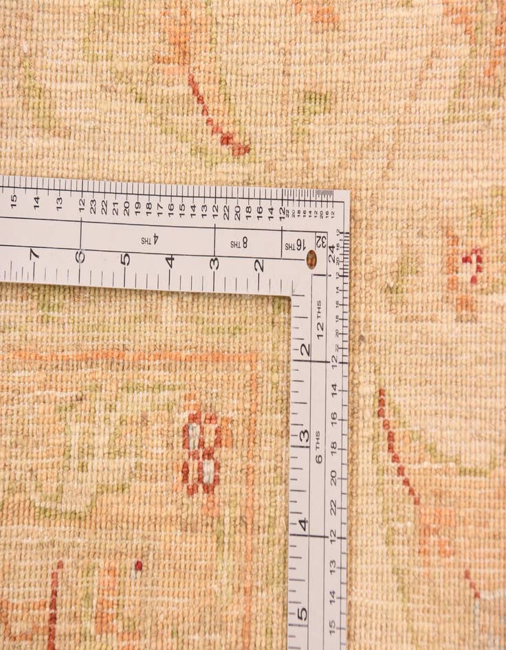 Detail image of  8' 3 x 9' 8  Hand Knotted Peshawar Ziegler Rug