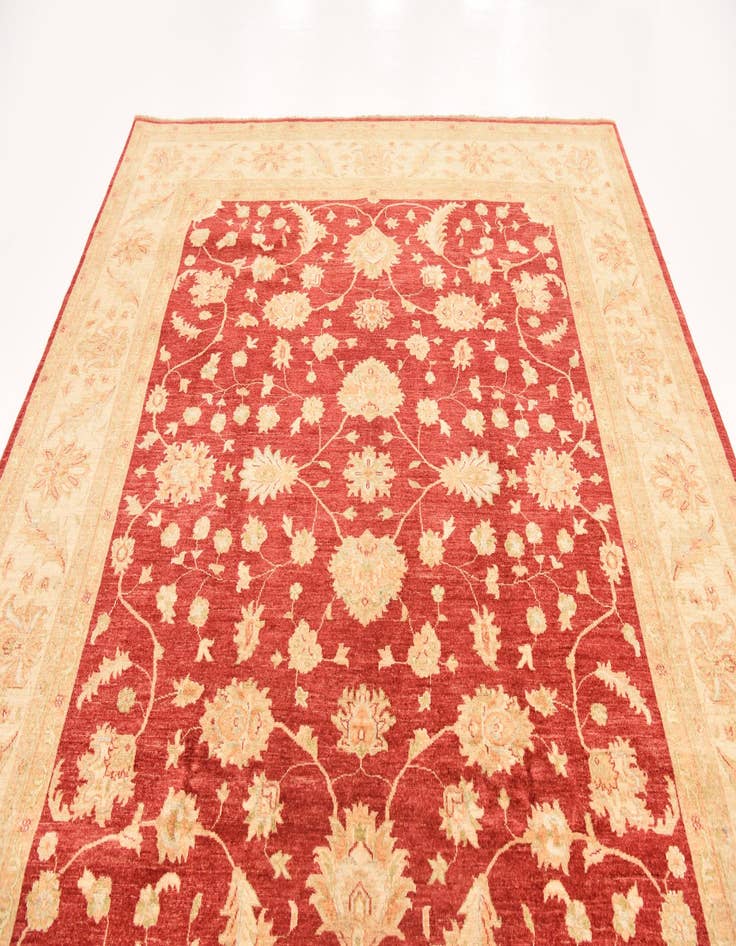 Detail image of  8' 3 x 9' 8  Hand Knotted Peshawar Ziegler Rug