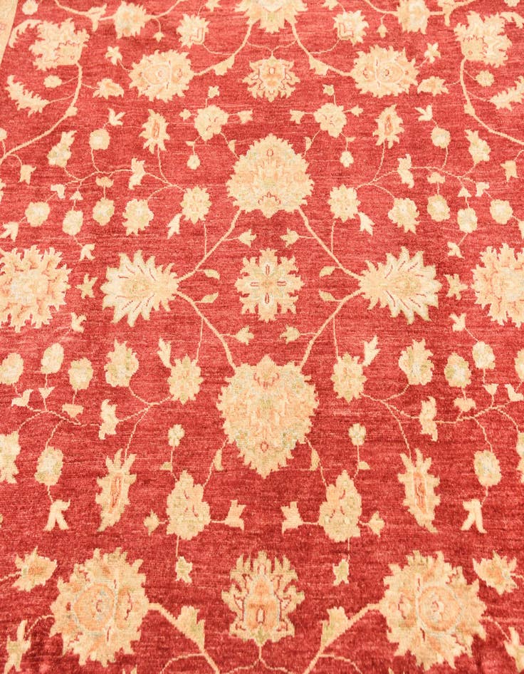 Detail image of  8' 3 x 9' 8  Hand Knotted Peshawar Ziegler Rug