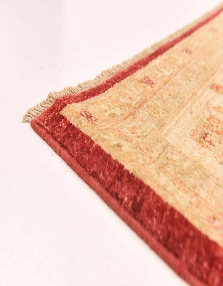 Detail image of  8' 3 x 9' 8  Hand Knotted Peshawar Ziegler Rug