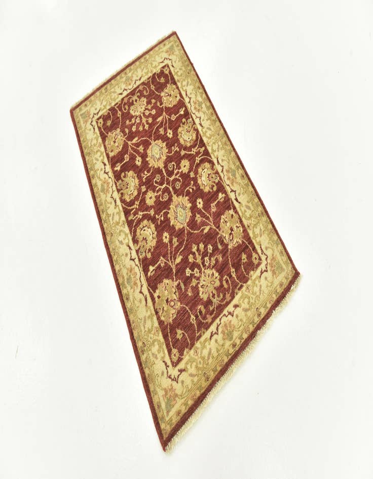 Detail image of  2' 7 x 4' 2  Hand Knotted Peshawar Ziegler Rug