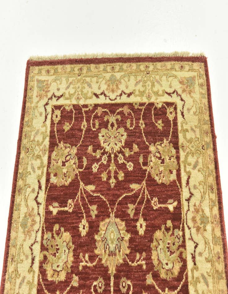 Detail image of  2' 7 x 4' 2  Hand Knotted Peshawar Ziegler Rug