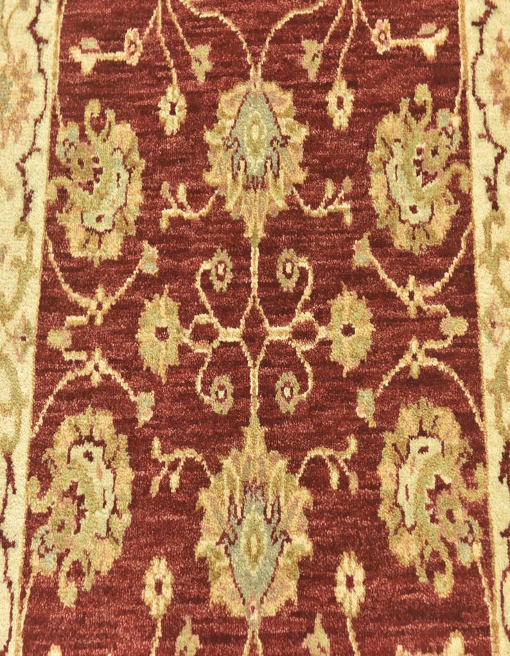 Detail image of  2' 7 x 4' 2  Hand Knotted Peshawar Ziegler Rug