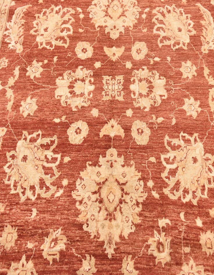 Detail image of  8' 11 x 12' 3  Hand Knotted Peshawar Ziegler Rug