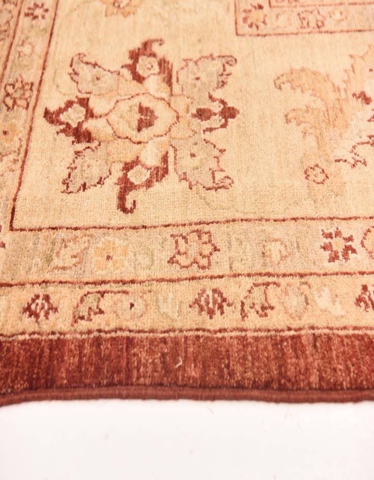 Detail image of  8' 11 x 12' 3  Hand Knotted Peshawar Ziegler Rug